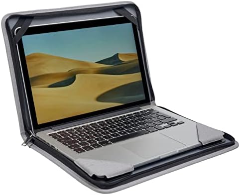 Брунел Греј Кожа Лаптоп Месинџер Случај-Компатибилен СО HP 15-BA097NL Лаптоп, 15.6 Инчен Дисплеј