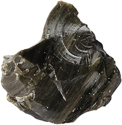 GemHub црна опсидијанска природна груба 1311,60 КТ лекување кристално црно опсидијан лабав скапоцен камен