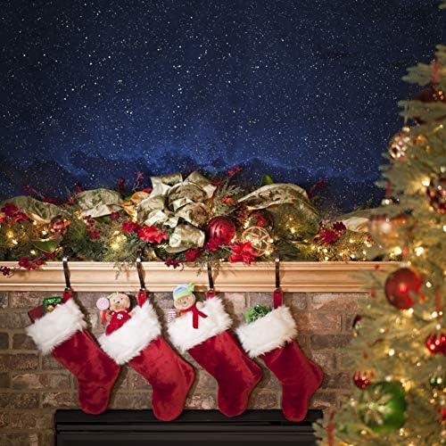 LCYM Christmas Stocking Shoping за мантија, куки за висина во кујна, закачалка за порибување за камин мантија, куки за украси, повеќекратни
