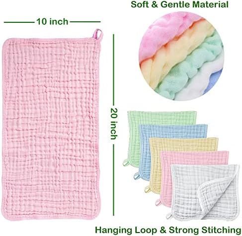 Муслин бебешки крпи од крпа, муслински памучни салфетки за новороденчиња унисекс, апсорбирачки партали за хранење муслин за девојчиња