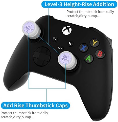 LeyuSmart Палецот Зафат Капи За Playstation5 PS5 PS4 Xbox Прекинувач Про Контролер, Сакура Палецот Капи За Џојстик