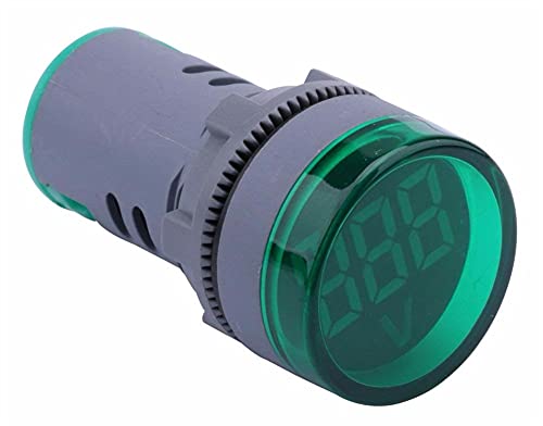KQOO LED дисплеј Дигитален мини волтметар AC 80-500V мерач на напон мерач на мерач на волт-монитор Светлосен панел