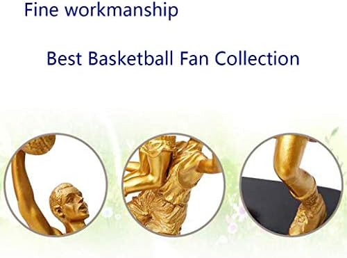 Кошаркарски трофеј со гравура модна смола занаетчиска награда за украсување на домашен трофеј за натпревари за спортски турнири како колекции