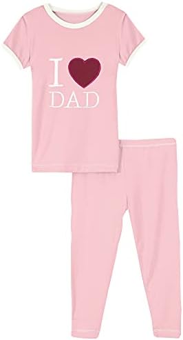 Кики панталони за кратки ракави за кратки ракави на таткото, сет со две парчиња, бебе и деца