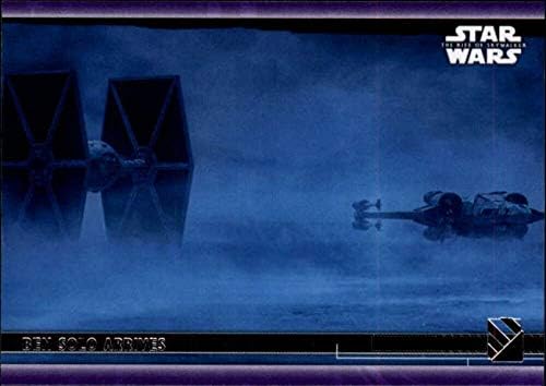2020 Топс Војна На Ѕвездите Подемот На Скајвокер Серија 2 Виолетова 73 Бен Соло Пристигнува Трговска Картичка