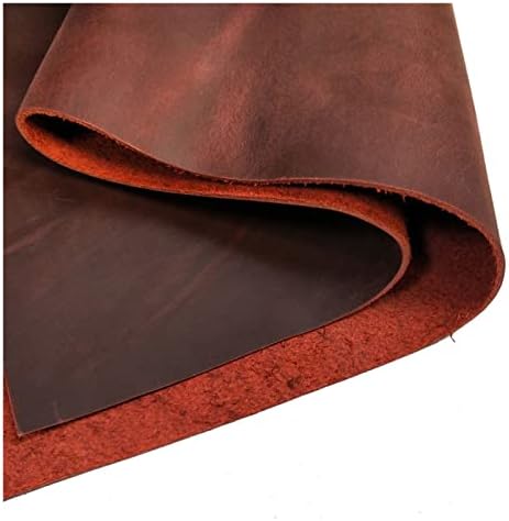 Mmllzel кожа првиот слој кожен материјал DIY рачно изработен кожен занает може да направи ранец на паричникот на појасот