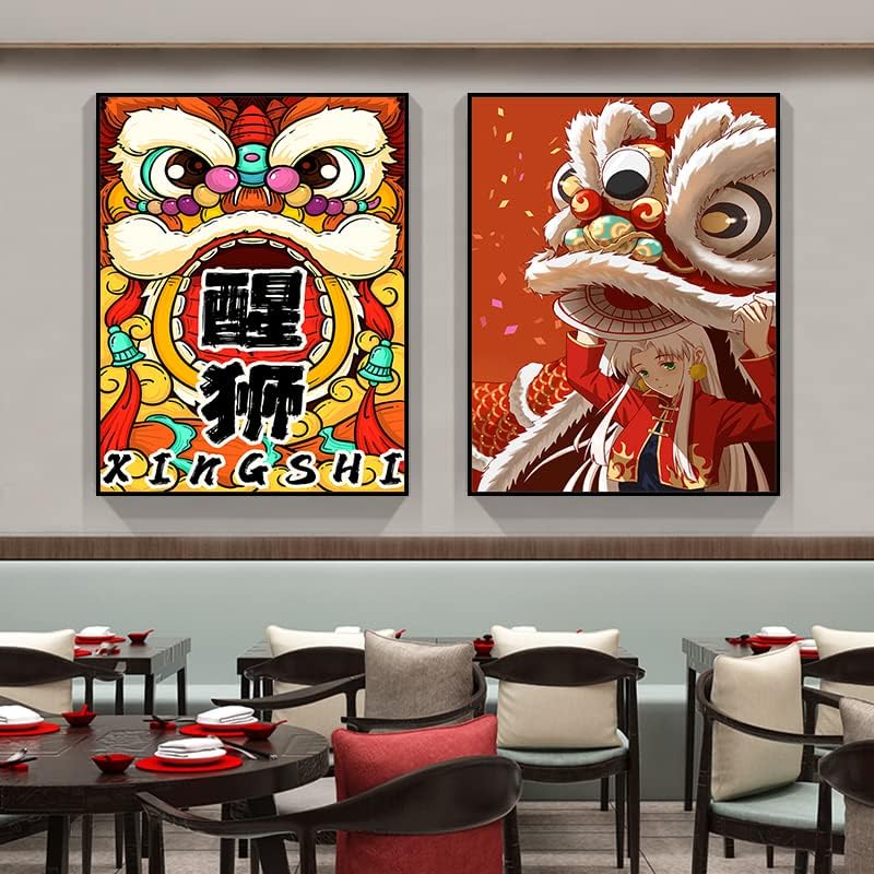 Национално плима декоративно сликарство Нов кинески лав лав хотел хотел wallид декоративно wallидно сликарство во ресторанот wallидно