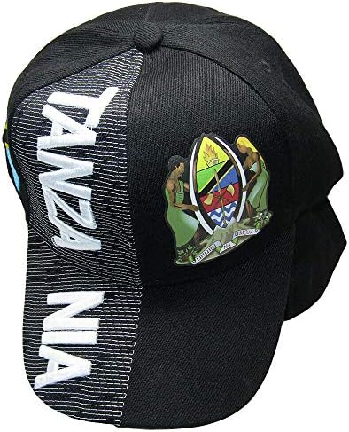 Мајами Трговија на големо Танзанија земја црна бела букви сртот лепенка од странична капа за капа