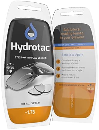 Hydrotac OPTX 20/20 стап на зголемување на бифокалните леќи за зголемување - +1,75 диоптер од OPTX 20/20