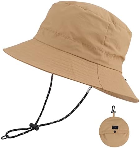Сонце капа за мажи Широк облик нагоре 50+ риболов и корпа капа водоотпорна преклопна плажа сонце капа за пешачење за кампување сафари
