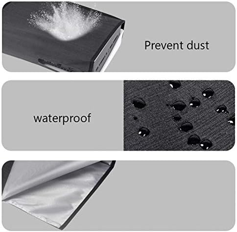 Покрив за прашина на Лурдарин за конзола PS5, PS5 конзола дизајниран за конзола PlayStation 5 со прецизно намалување на кабелската