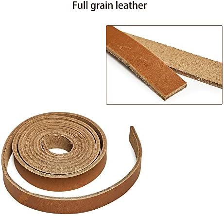 Кожна лента со целосна жито, кожна лента од 3,5 мм дебела жица за плетенка за занаети/алатки/работилница Рачно изработена…