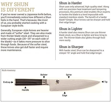 Шун прибор за јадење сора шуплива земја Сантоку нож 7 ”, азиски инспириран нож за подготовка на храна, алтернатива за нож за