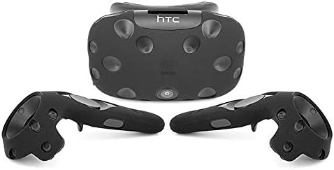 Ниту еден мек анти-поттикнат силиконски контролер на контролорот за HTC Vive слушалки VR очила заштитни додатоци за игра со шлем на шлем на шлем