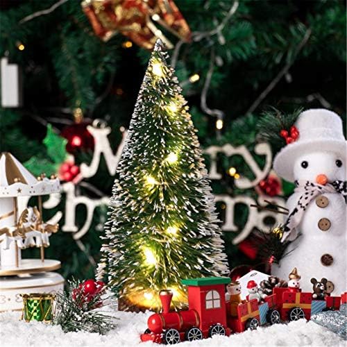 XUnion 33JR73 Божиќни Украси Десктоп Декорација Со Led Светла Мини Елка