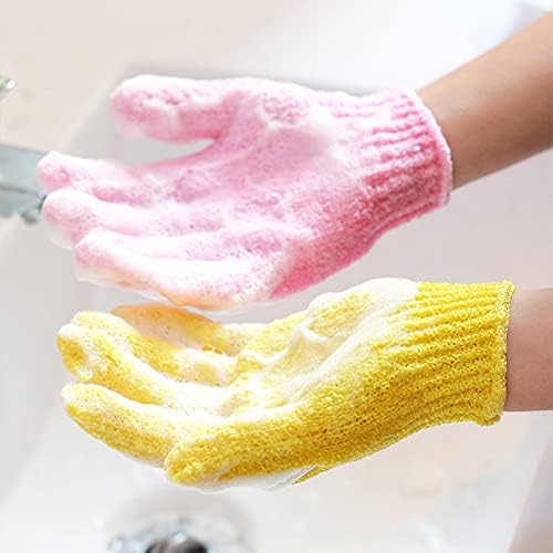 Shininglove Bath Painter Shoushing Groves Exfoliating Body Glove Bather Toush Apsions за жени мажи тушираат случајна боја