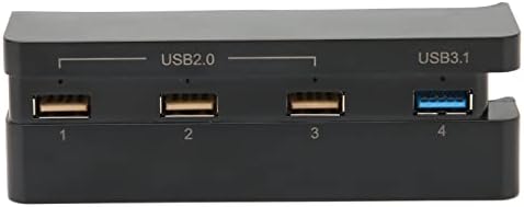 USB Центар ЗА PS4 Тенок USB Центар Со Голема Брзина 4 Порта USB 3.1 2.0 USB Полнач ЗА Продолжување ЗА PS4 Тенка Конзола За Игри