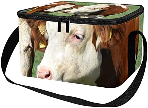 Крави пасишта животински говеда торба за испорака на храна, изолирана торба за намирници | Двоен патент