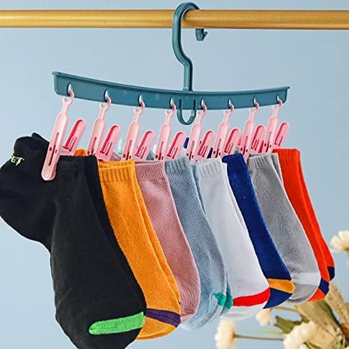Dbylxmn Облека Решетка За Сушење Чорапи Од Еден Тип Чорапи За Сушење Долна Облека Артефакт За Домаќинство Бебешки Мулти Клип Ветроупорни