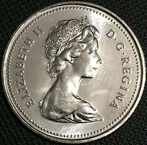 Ирваси Канадски 25-Цент Монета, Дијаметар 24мм, Случаен Година, Седум-пински Стариот Монета