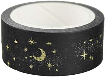 Blackвезда на црна месечина декоративни ленти за миење мијал