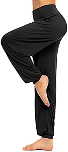 Zhuer Јога Харем панталони за жени со високи половини јога бохо панталони 2023 лето ширина на ногата хипи пантацо панталони