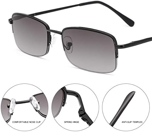 Vepiant 2 пара целосни леќи пролетни шарки за читање очила за сонце UV400 Заштита на сонце читатели на сонце сино светло блокирање очила очила