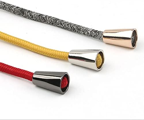 30 парчиња метални кабел за стоп на метални кабели за конусни метални кабели за заклучување на кабелот за прицврстувачи 5x8x13mm кабел краеви