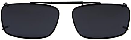 Окепер Метална Рамка Раб Поларизирана Леќа Клип на Очила за Сонце 56 * 34ММ
