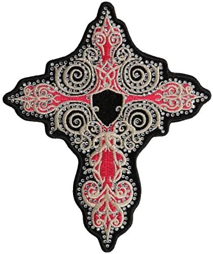 Rhinestone Cross - Ironелезо на лепенка, лиценцирано оригинално уметничко дело