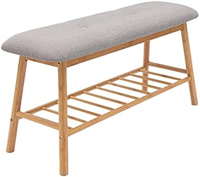 Мебел за дневна соба GFHLP Дома цврсто дрво стапало столче Едноставно модерна складирање креативна ткаенина бамбус повеќеслојни решетки за