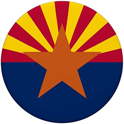 Државно знаме на Аризона Аз знаме PopSockets PopGrip: Заменлива зафат за телефони и таблети