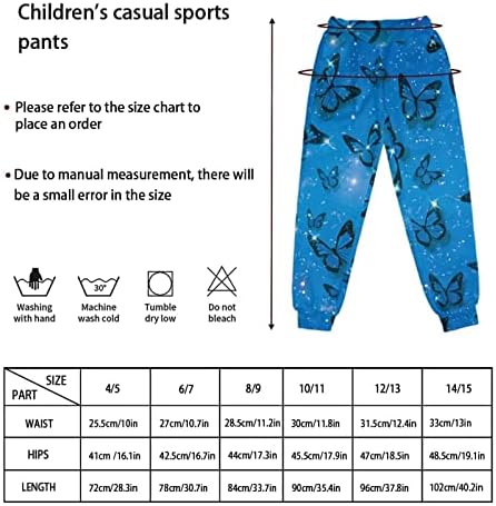 Обновени девојки случајни џогери спортски џемпери момчиња атлетски панталони со џемпери за облека со активна облека мода мода