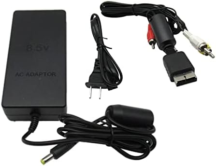 Напојување AV Кабел за Sony PlayStation 2 тенок PS2 тенок полнач ТВ адаптер