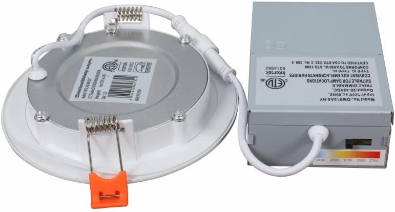 АУРОРИВ 6 Инчен LED Вдлабнато Светло со Разводна Кутија |2700k, 3000K, 3500K, 4000K и 5000K | Затемнето 0-10V / Дизајн На Чекори Ефикасно Спречување