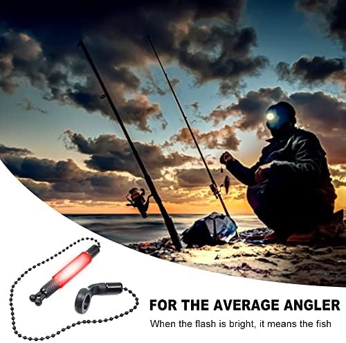 Донгкер 3 парчиња за риболов, залак, индикатор за залак, LED осветлени индикатори за синџир на ланец за жени почетник