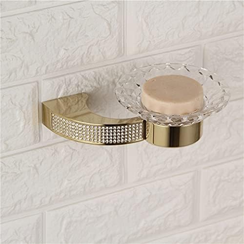 UXZDX додатоци за бања Држач за хартија за хартија за пешкир, облечена сапун сапун, злато или хромирана хардвер за бања