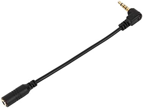Кабел за конвертор од 3,5мм, адаптер за слушалки TRS до TRRS конектор кабел за мобилни телефони таблети за снимање пенкала DSLR камери