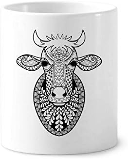 Животинска голема крава слика за четкичка за заби држач за пенкало кригла керамички штанд -молив чаша