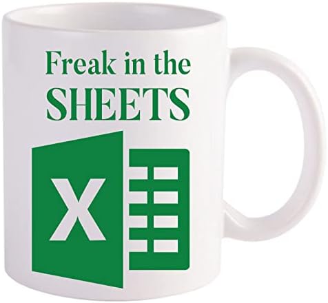 Excel Geek во кригла, Смешна табела со табела, ексел кригла, одличен подарок за колеги, сметководители, газди, пријатели, Божиќ, роденден,