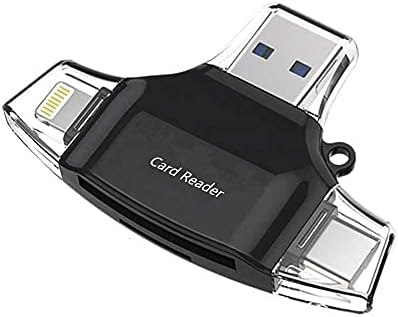 Boxwave Smart Gadget компатибилен со LG Gram 14 - AllReader SD картички читач, MicroSD картички читач SD компактен USB за LG Gram 14 - Jet