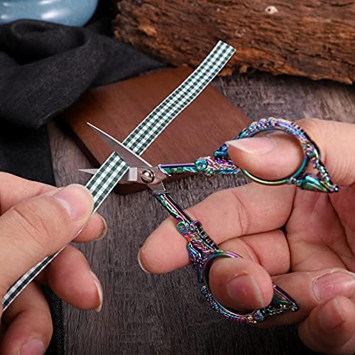 Ножици за везови за шиење на Youguom 4.6in и 4,7in мали гроздобер остри детали за занаетчиски, уметнички дела, предиво за игли, алатка