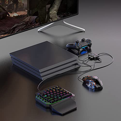 Lichifit 7-во-1 тастатура и адаптер за глувче за конвертор на видео игри за Xbox PS4 PS5 додатоци за игри