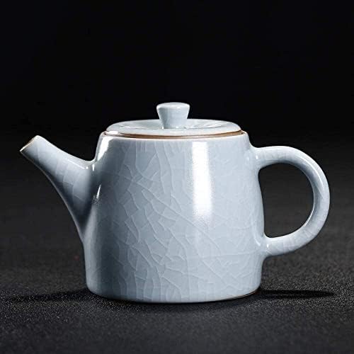 Чајник керамички чајник чајник - рачно изработена печка чајник Отворање голема емајл може да собере мала единечна тенџере мраз