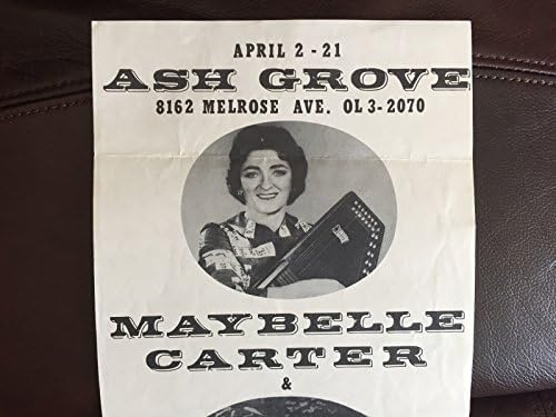 Мајка Мејбел Картер Нов изгубен град Рамблерс 1963 година за концерт постери
