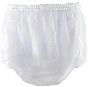 РОДНИНИ Туфи Возрасни Инконтиненција Пластични Панталони Пелени Покрива со 1 Појас Бела