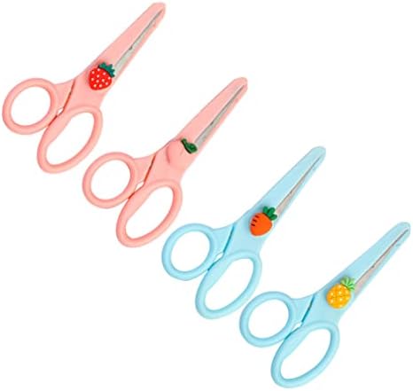 Travel Strapbook GADPIPARTY 4PCS занаетчиски ножици овошје декоративни ножици за ножици за ножици за шиење ножици за ткаенини