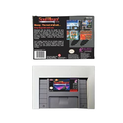Devone Soul Blazer RPG Game Battery Battery Battery Save Us верзија на малопродажба на малопродажба