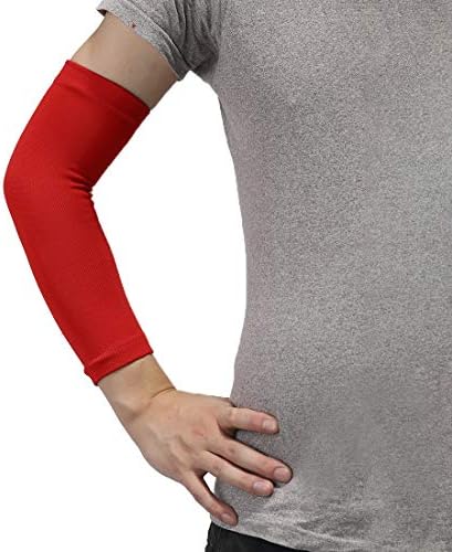 Uxcell Unisex Компресија на ракави за дишење ракави ракави за рака, спортски лактот за поддршка на ракавите