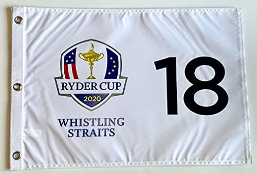 2020 рајдер Куп голф знаме свиркање теснец 2021 свилен екран лого игла знаме ново